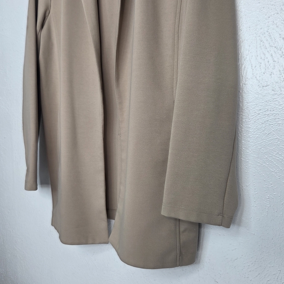 Eileen Fisher Flex Tencel Ponte Notch Collar Jacket Bramble Tan Women's Large - Picture 4 of 16
